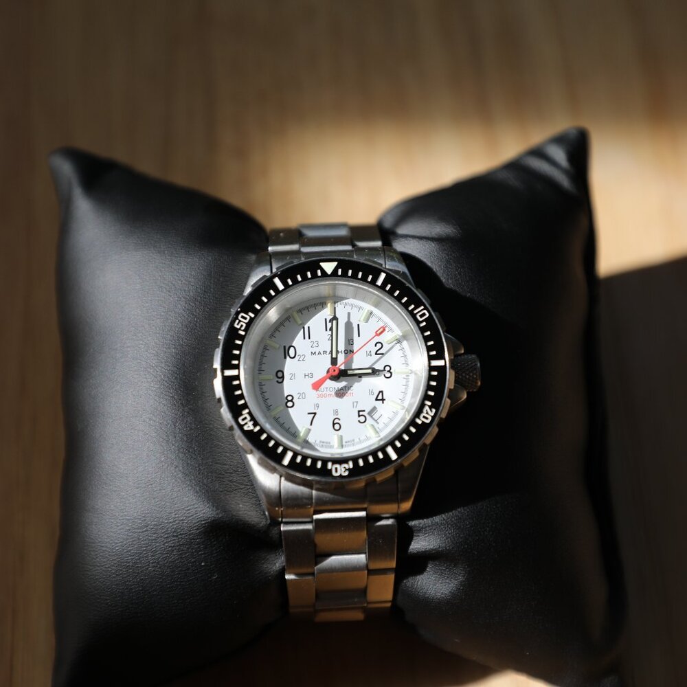 Marathon 41mm GSAR Diver's Automatic Watch, Arctic Edition